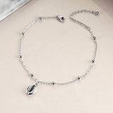 S925 Sterling Silver Shell Ankle for Women Girls Gifts
