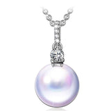  silver Pearl Necklace Pendants