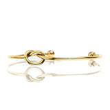 14K Gold Plated Forever Love Knot Infinity Bracelets For Women Gold Bracelet For Women