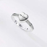 925 Sterling Silver Cremation Urn Ring Jewelry for Ashes of Loved Ones Adjustable Loss of Mother Keepsake Memorial Sympathy Gifts for Women