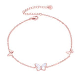 Pearl Butterfly Jewelry Anklets