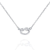 14K Gold Plated Infinity Necklace | Bridesmaids Gifts | Gold Necklaces for Women