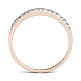 14K Gold For One 1.3mm Round Moissanite Wedding Ring