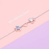 Turtle Anklet for Women 925 Sterling Silver Adjustable Beach Sea Animal Foot Chain Anklet  Gift for Women (Turtle Anklet)