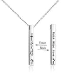Created Vertical Bar Necklaces