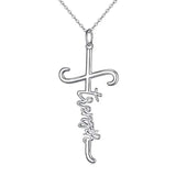  Infinity Love of God Heart Cross Pendant Necklace