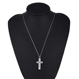 925 Sterling Silver Cross Urn Necklace Cremation Jewelry for Ashes