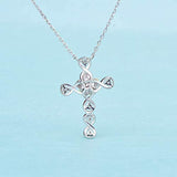 Infinity Necklace for Women S925 Sterling Silver Rose Flower Dainty Pendant Necklace in Jewelry Box for Girls Couples