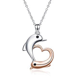  Silver Dolphin Necklace