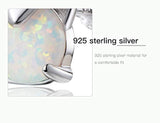 Sterling Silver Unicorn Opal Stud Earrings for Girls Women Animal Earrings Unicorn Gifts for Teen Girl