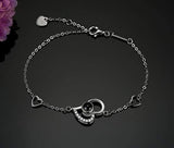925 Sterling Silver Memory of Love Bracelet 100 Different Languages For I Love You