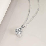 925 Sterling Silver Pearl Owl Pendant Necklace for Women Graduation Jewelry Gift with 10mm Pearl