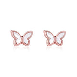 Created Pearl Butterfly Jewelry earring