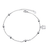 S925 Sterling Silver Anklet for Women Girl Paw Charm Adjustable Foot Anklet  Jewelry Birthday Gift