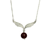 Red Wing Trendy Fashion Pendant Necklace