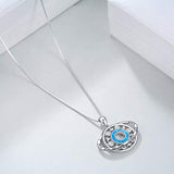 S925 Sterling Silver Heart Necklace Jewelry Gifts for Girlfriend & Mother