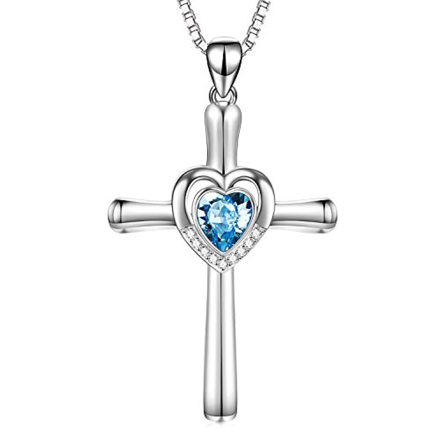 Buy Sterling & Swarovski Cross Necklace AB Swarovski Crystal Bead Cross  About 1.75 With 18 Inch Sterling Silver Necklace Online in India - Etsy