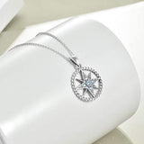 Compass Necklace for Women Inspirational Jewelry Gifts for Her