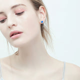 Beautiful Elegant Ladies Earrings Opal Stud Earrings Wholesale