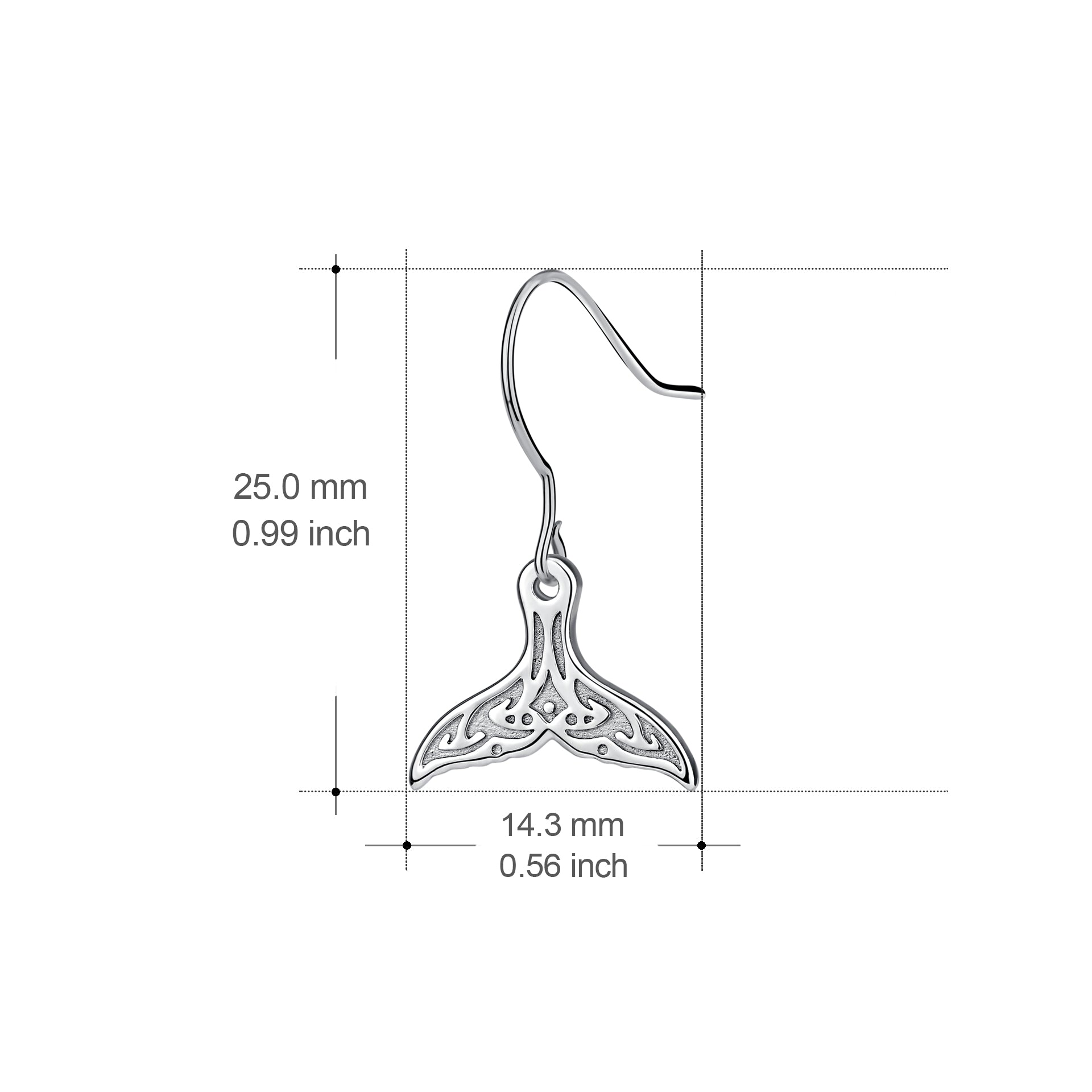 Dolphin Shape Earrings Pendant Animal Jewelry Friend Gift Design