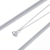 Smooth Little Conch Pendant Necklace for Girl 925 Sterling Silver Jewelry Chain Link Necklaces Summer Series