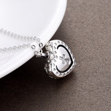 Cremation Jewelry Keepsake Memorial Urn Necklace 925 Sterling Silver Necklace