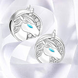 925 Sterling Silver Unicorn Charm Fit Bracelet For Women