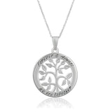 Celtic Tree of  Life  Necklace Pendant S925 Sterling Silver Pendant Messages Jewelry
