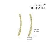 Fashion Latest Jewelry Designs Classic Elegant Cubic Zirconia Shining Earrings