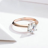 Engagement Ring for Girlfriend Delicate Stone Rings Statement Fashion Jewelry Women Gifts