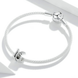 S925 Simple Fashion Bracelet String Beads Number 16 Sterling Silver Beads