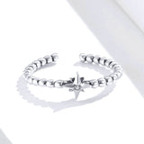 925 Sterling Silver Stackable Finger Rings for Women Adjustable Open Ring  Fashion Jewelry