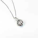 Drop Jewelry Blue Gemstone And Leaf Shape Pendant Necklace Jewelry