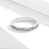 925 Sterling Silver Geometric Minimalist Finger Rings for Women Korean Style Fine Jewelry Accessories