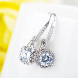 Luxury Bridal Wedding Earrings For Women Cubic Zirconia