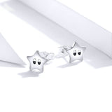 925 Sterling Silver Twinkle Little Star Stud Earrings for Women Female Hypoallergenic Stud  Jewelry for Girl Gifts