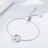 S925 Sterling Silver Zirconia Dripping Cool Expression Bracelet