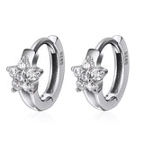 Fashion Accessories Earring Jewelry Cubic Zirconia Small Silver Earrings