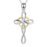Jewelry Making Cross Pendant Necklace Jewelry Religious pendant Simple
