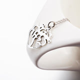 Hollow Simple Necklace 925 Sterling Silver Wholesale Necklace