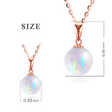 Europe And America Hot Sale Opal Necklace 18K Gold Light Luxury Ladies Jewelry