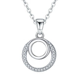  small circle shape luxury chain Necklace