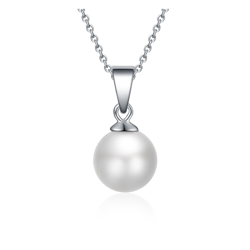 925 Pendant Sterling Silver Jewelry Freshwater Pearl Pendant Necklace