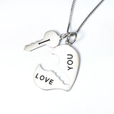 I Love You Forever Necklace 925 Sterling Silver Jewelry For Lovers
