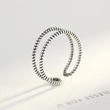 Vintage Twist Band Wholesale 925 Sterling Silver Simple Design Jewelry