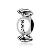 925 Sterling Silver  Sweet Candy Charms for DIY Bracelet Precious Jewelry For Women