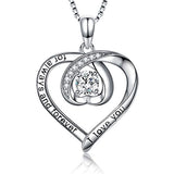 Silver  Heart Pendant Necklace