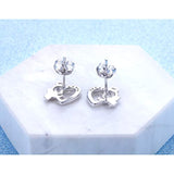 Sterling Silver Fairy Angel Stud Earrings for Women Girlfriend Daughter Gift