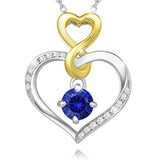 Birthstone Heart Necklaces