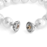Hand Knotted Strand Fashion White Simulated Pearl Bracelet For Women